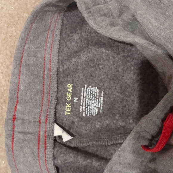 Gray Tek Gear boys sweats with side pockets, size M - Picture 2 of 2